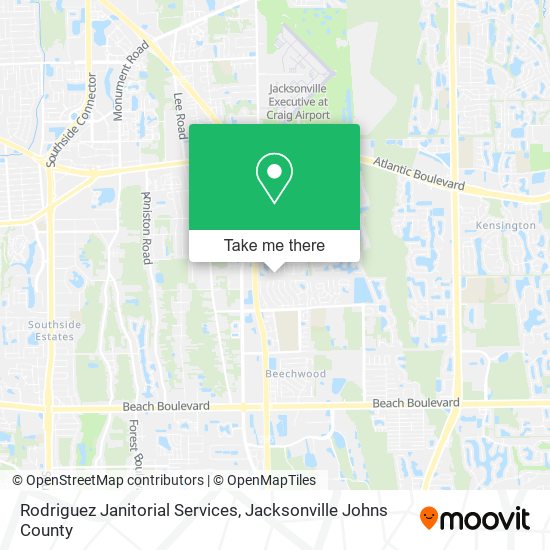 Rodriguez Janitorial Services map