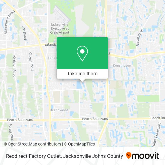 Recdirect Factory Outlet map