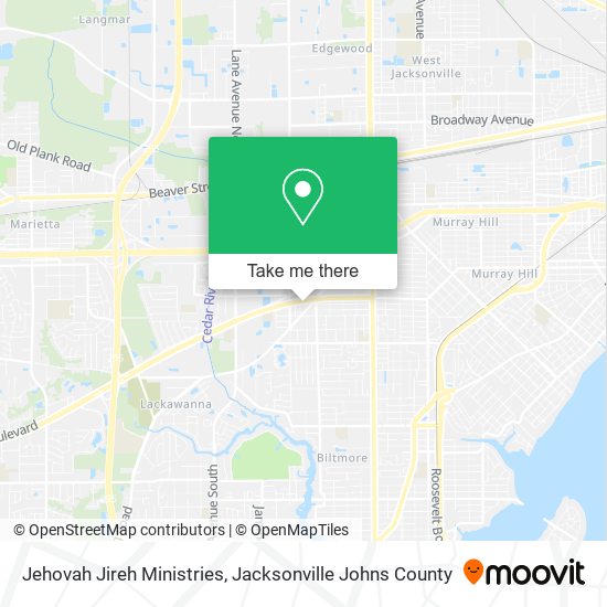 Mapa de Jehovah Jireh Ministries