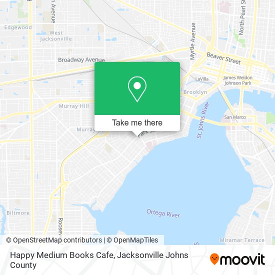 Happy Medium Books Cafe map