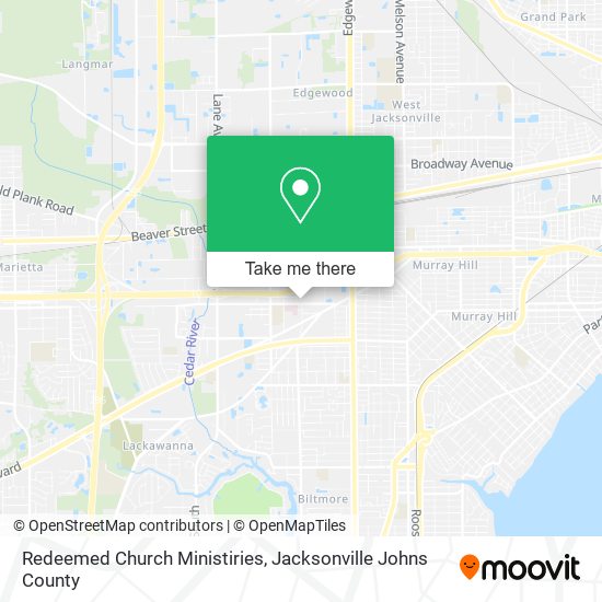 Redeemed Church Ministiries map