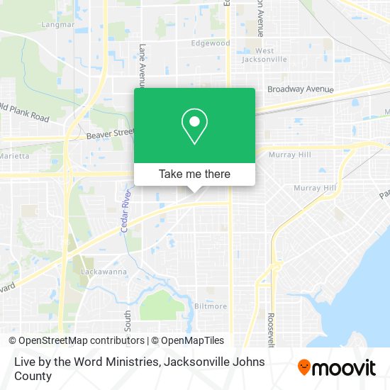 Live by the Word Ministries map