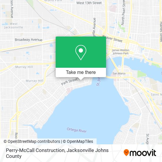 Perry-McCall Construction map