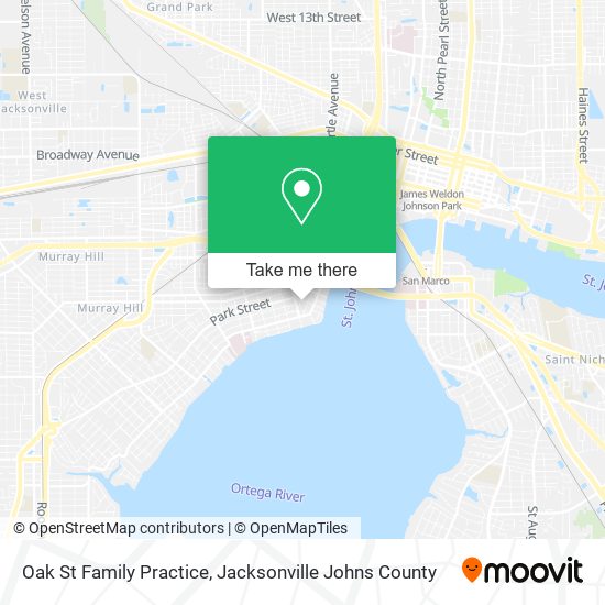 Oak St Family Practice map