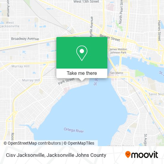 Mapa de Cisv Jacksonville
