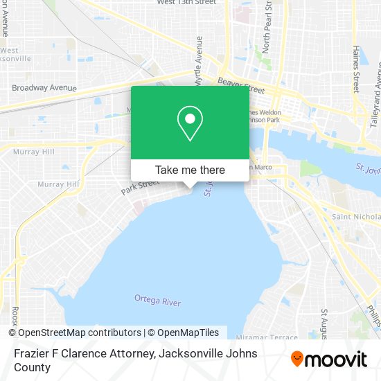 Frazier F Clarence Attorney map