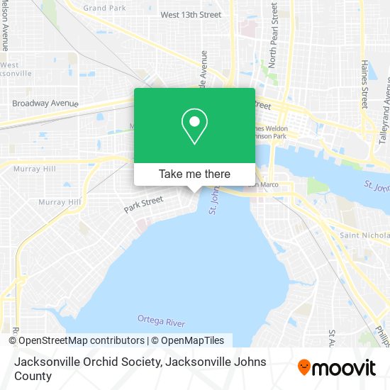 Mapa de Jacksonville Orchid Society