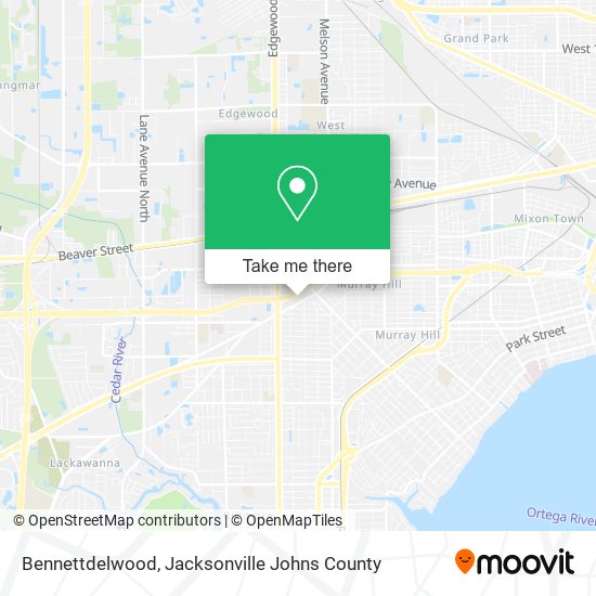 Bennettdelwood map