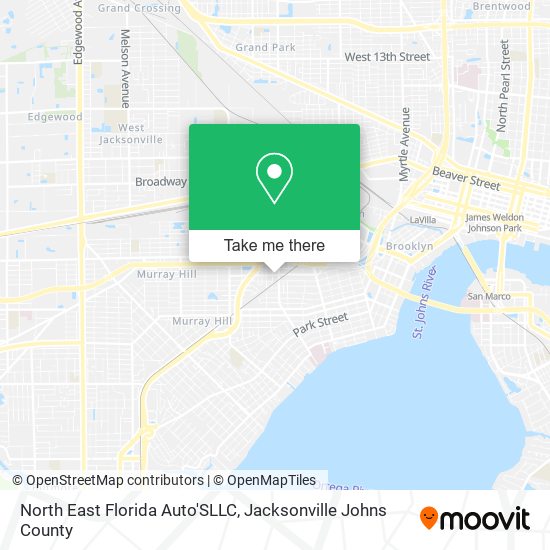 North East Florida Auto'SLLC map