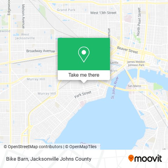 Bike Barn map