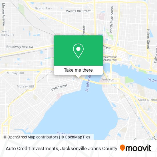 Auto Credit Investments map