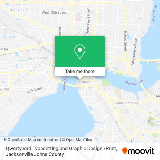 Qwertynerd Typesetting and Graphic Design /Print map