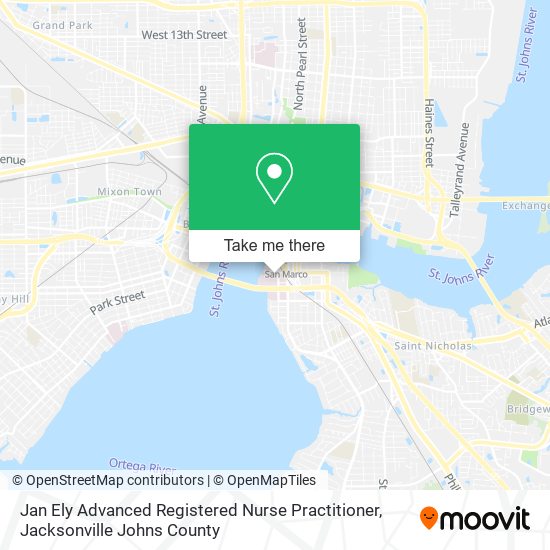 Jan Ely Advanced Registered Nurse Practitioner map
