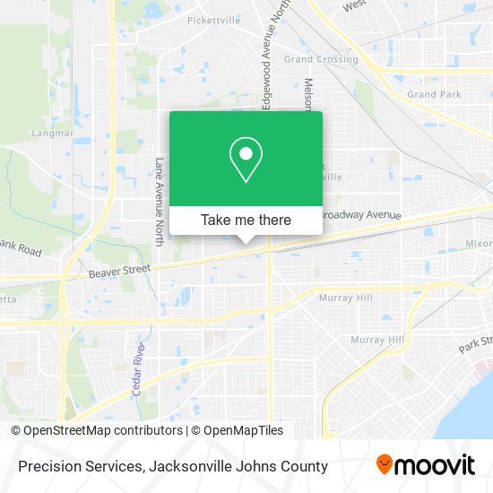 Precision Services map