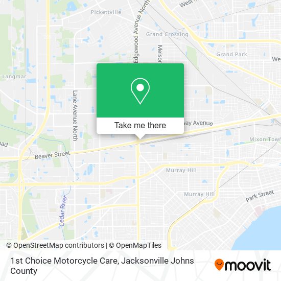 1st Choice Motorcycle Care map