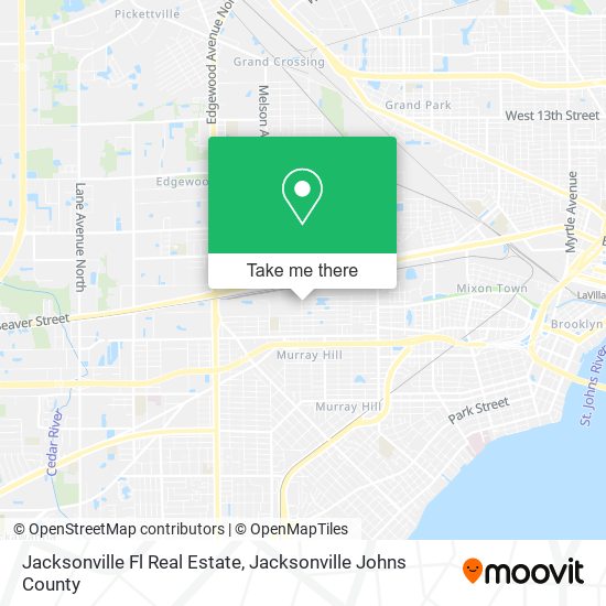 Jacksonville Fl Real Estate map