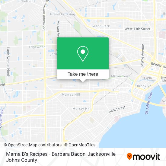 Mama B's Recipes - Barbara Bacon map