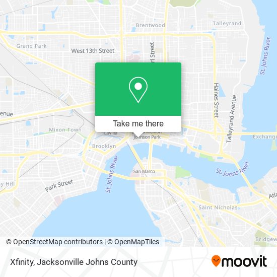 Xfinity map