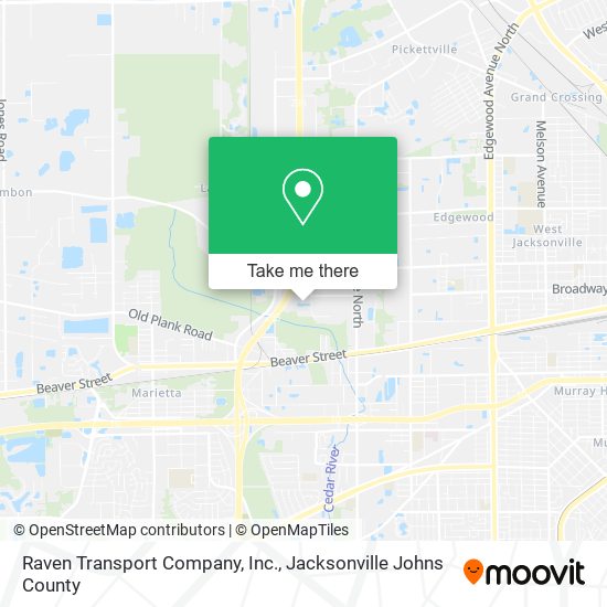 Mapa de Raven Transport Company, Inc.