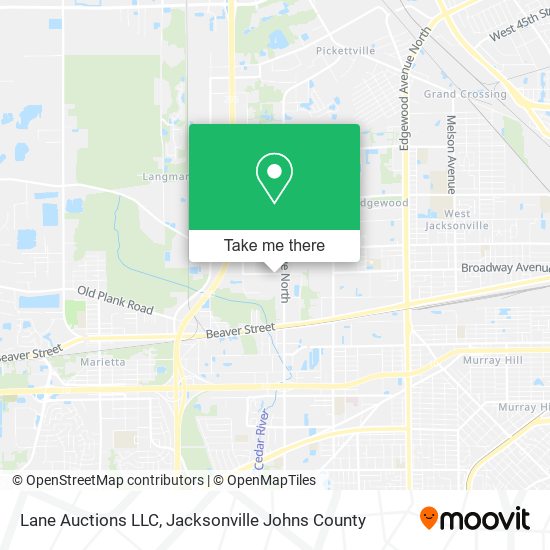 Mapa de Lane Auctions LLC