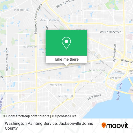 Mapa de Washington Painting Service