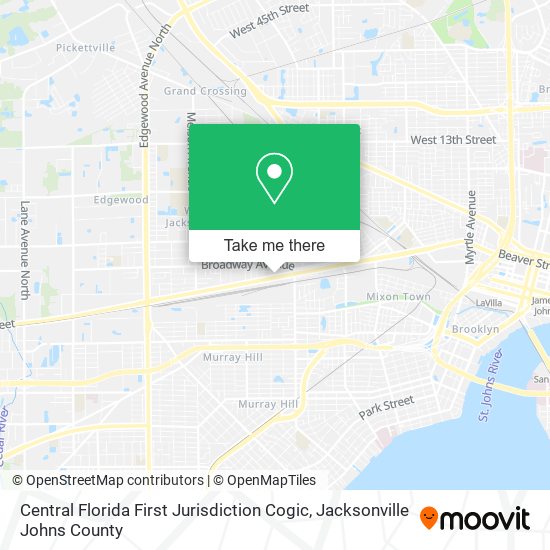 Central Florida First Jurisdiction Cogic map