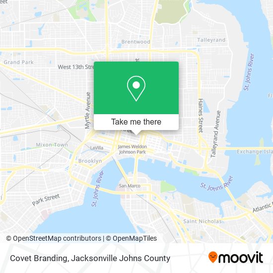 Covet Branding map