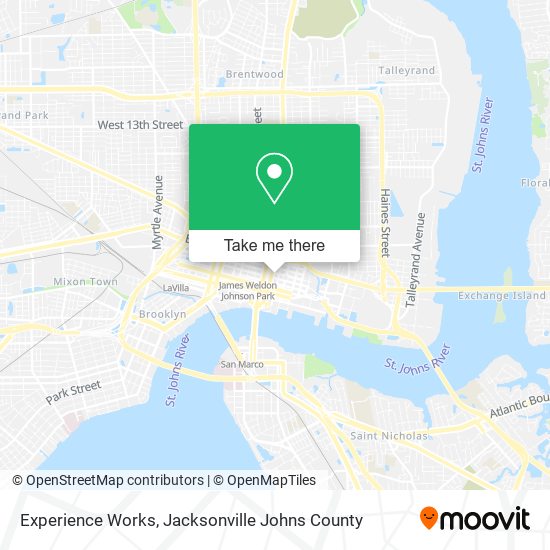 Experience Works map