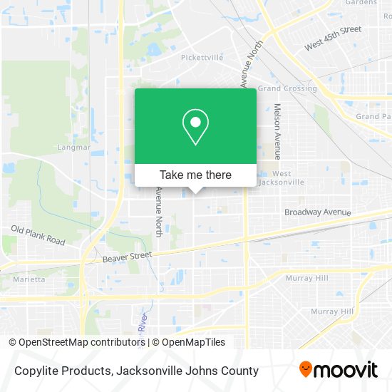 Copylite Products map