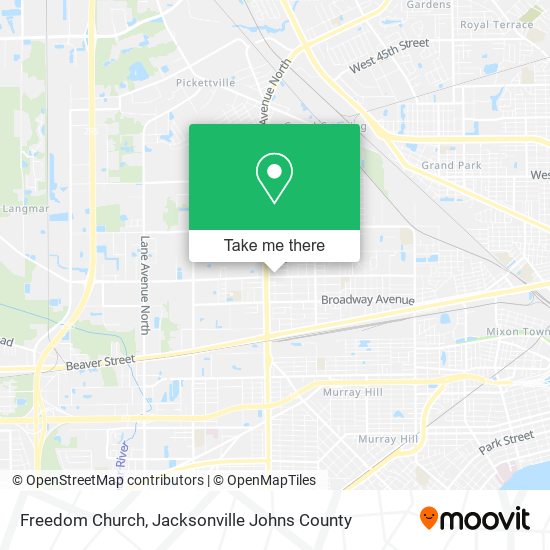 Mapa de Freedom Church