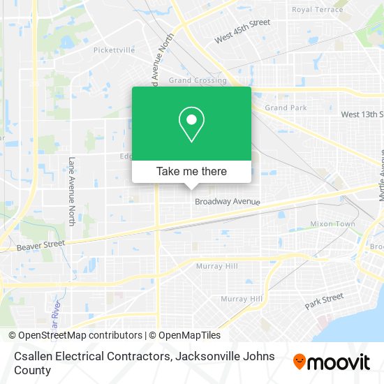 Csallen Electrical Contractors map