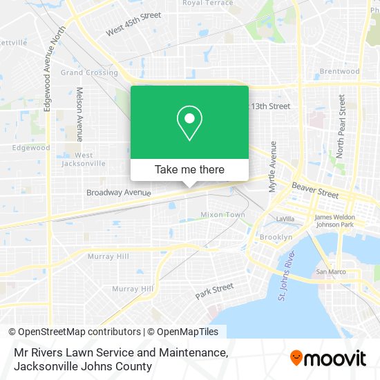 Mr Rivers Lawn Service and Maintenance map