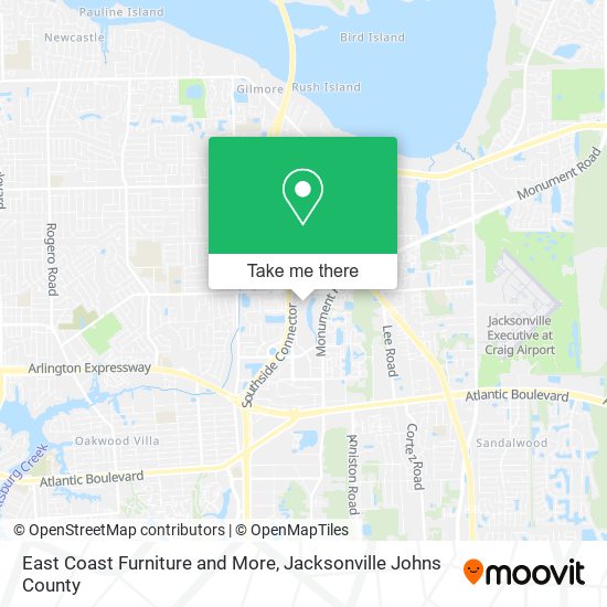 East Coast Furniture and More map
