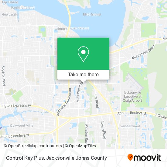 Control Key Plus map