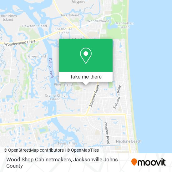 Mapa de Wood Shop Cabinetmakers