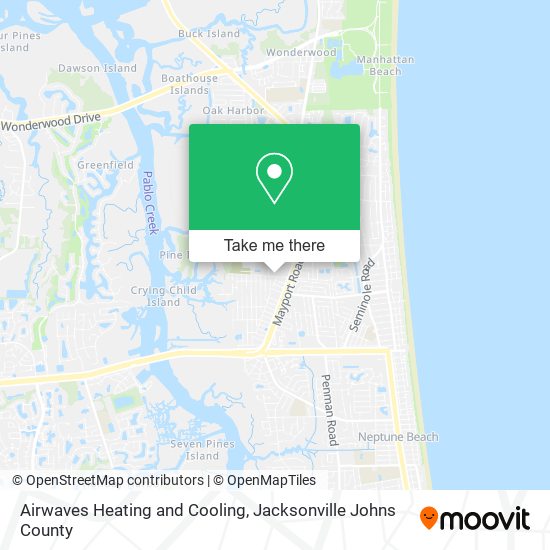 Mapa de Airwaves Heating and Cooling
