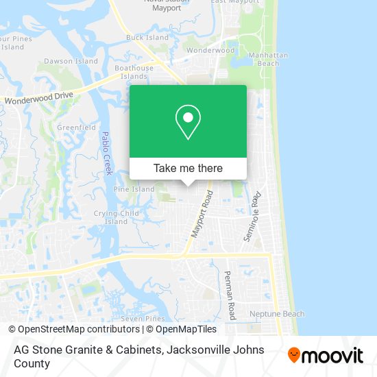 AG Stone Granite & Cabinets map