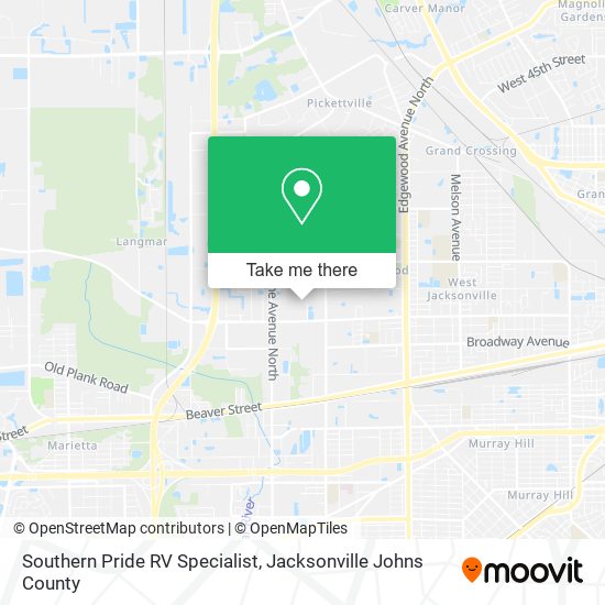 Southern Pride RV Specialist map