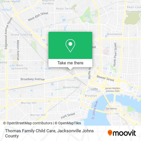 Mapa de Thomas Family Child Care