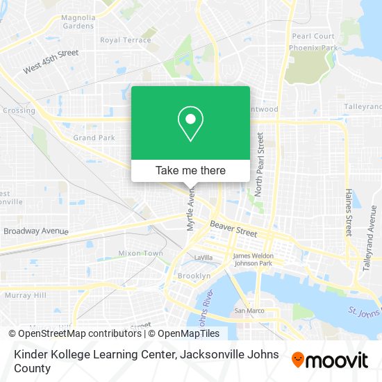 Kinder Kollege Learning Center map