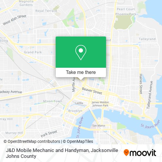 Mapa de J&D Mobile Mechanic and Handyman