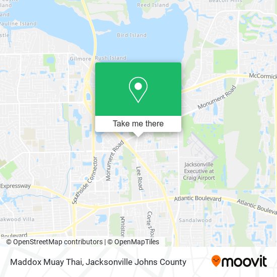Maddox Muay Thai map