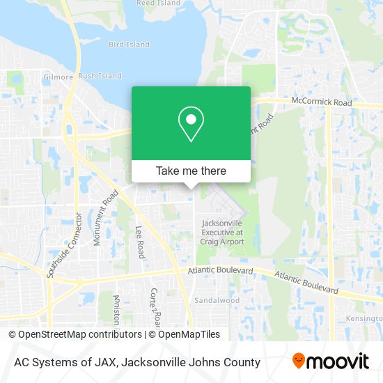 Mapa de AC Systems of JAX