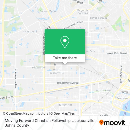 Mapa de Moving Forward Christian Fellowship