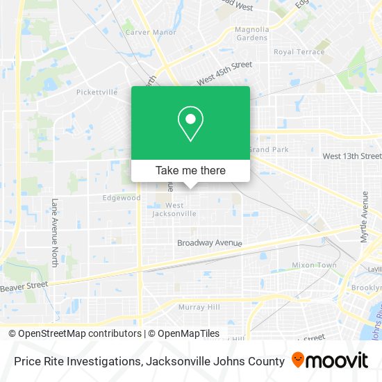 Price Rite Investigations map