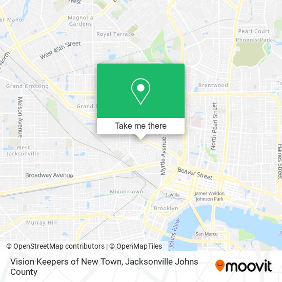 Mapa de Vision Keepers of New Town