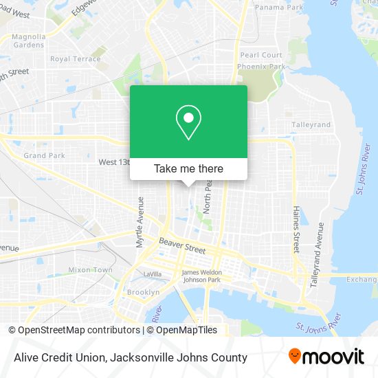 Alive Credit Union map