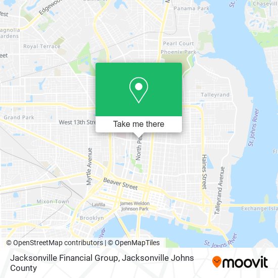 Mapa de Jacksonville Financial Group