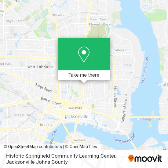 Historic Springfield Community Learning Center map