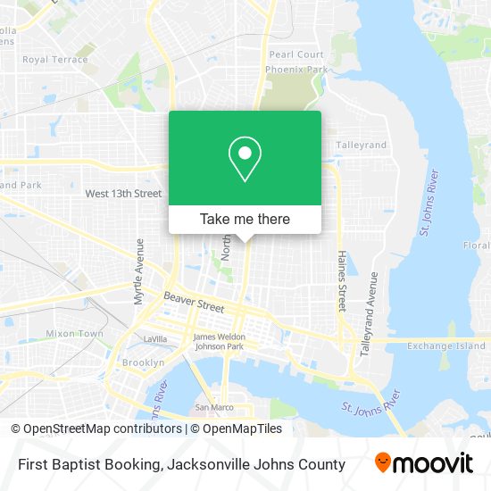 First Baptist Booking map